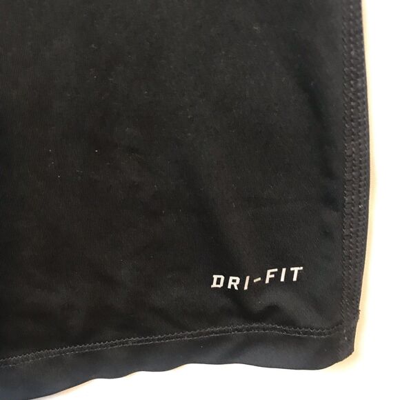 Nike Pro Dri-Fit Black V Neck Compression S/S Top Size Small Training Gym 589370 - Picture 4 of 8
